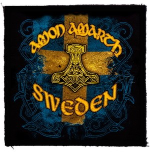 AMON AMARTH: Sweden Logo (9,5 cm x 9,5 cm) (felvarró)