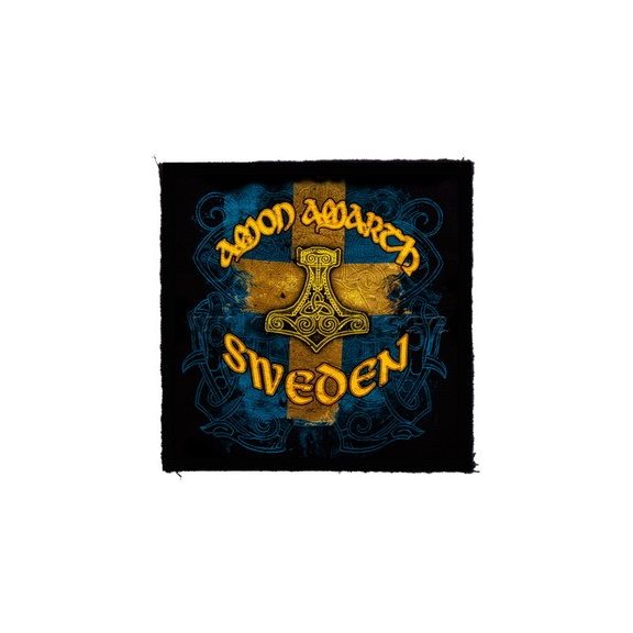 AMON AMARTH: Sweden Logo (9,5 cm x 9,5 cm) (felvarró) AMON AMARTH: Sweden Logo (9,5 cm x 9,5 cm) (felvarró)