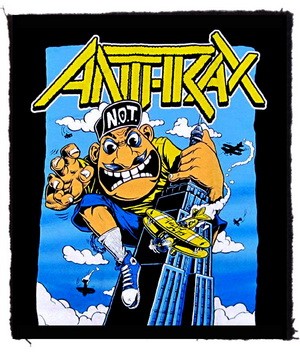 ANTHRAX: King Not Man (8 cm x 9,5 cm) (felvarró)
