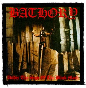 BATHORY: Under The Sign (9,5 cm x 9,5 cm) (felvarró)