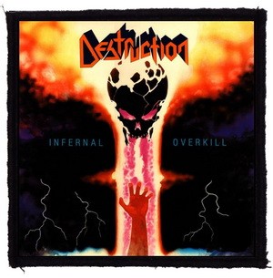 DESTRUCTION: Infernal Overkill (9,5 cm x 9,5 cm) (felvarró)