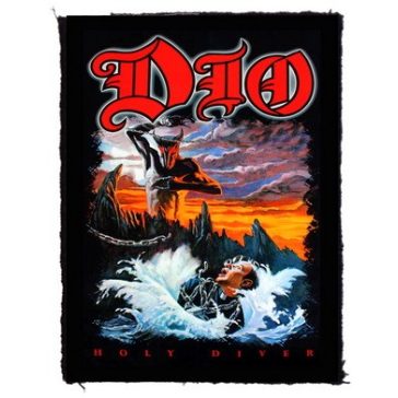 DIO: Holy Diver (8 cm x 9,5 cm) (felvarró)