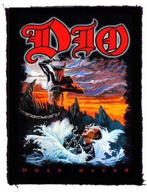 DIO: Holy Diver (8 cm x 9,5 cm) (felvarró)