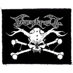 FINNTROLL: Skull logo (9,5 cm x 7,5 cm) (felvarró)