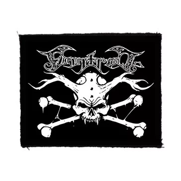 FINNTROLL: Skull logo (9,5 cm x 7,5 cm) (felvarró)