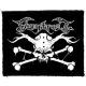 FINNTROLL: Skull logo (9,5 cm x 7,5 cm) (felvarró)