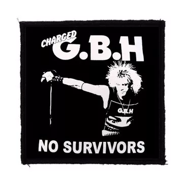 GBH: No Survivors (9,5 cm x 9,5 cm) (felvarró)