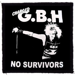 GBH: No Survivors (9,5 cm x 9,5 cm) (felvarró)