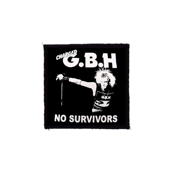 GBH: No Survivors (9,5 cm x 9,5 cm) (felvarró) GBH: No Survivors (9,5 cm x 9,5 cm) (felvarró)