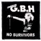 GBH: No Survivors (9,5 cm x 9,5 cm) (felvarró)