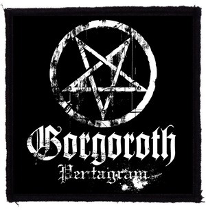 GORGOROTH: Pentagram (9,5 cm x 9,5 cm) (felvarró)