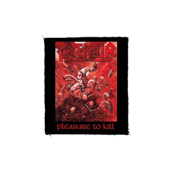 KREATOR: Pleasure To Kill (8 cm x 9,5 cm) (felvarró) KREATOR: Pleasure To Kill (8 cm x 9,5 cm) (felvarró)