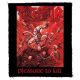 KREATOR: Pleasure To Kill (8 cm x 9,5 cm) (felvarró)
