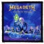 MEGADETH: Rust In Peace (9,5 cm x 9,5 cm) (felvarró)