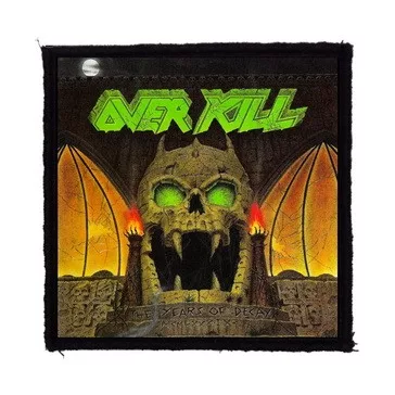 OVERKILL: The Years Of Decay (9,5 cm x 9,5 cm) (felvarró)