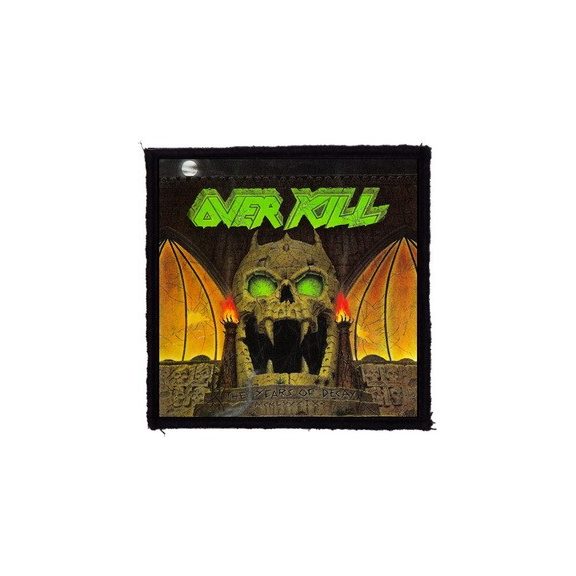 OVERKILL: The Years Of Decay (9,5 cm x 9,5 cm) (felvarró) OVERKILL: The Years Of Decay (9,5 cm x 9,5 cm) (felvarró)