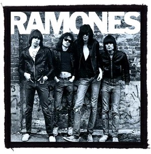 RAMONES: Band (9,5 cm x 9,5 cm) (felvarró)