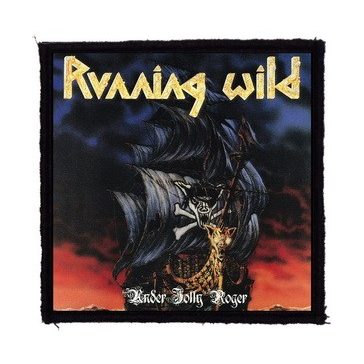 RUNNING WILD: Under Jolly R. (9,5 cm x 9,5 cm) (felvarró)