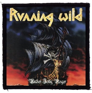 RUNNING WILD: Under Jolly R. (9,5 cm x 9,5 cm) (felvarró)