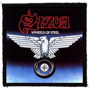SAXON: Wheels Of Steel (9,5 cm x 9,5 cm) (felvarró)
