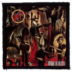 SLAYER: Reign In Blood (9,5 cm x 9,5 cm) (felvarró)