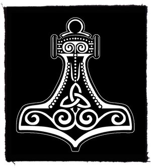 THOR KALAPÁCS (8,5 cm x 9,5 cm) (felvarró)