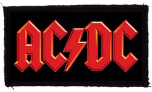 AC/DC: Logo (9,5 cm x 4,5 cm) (felvarró)