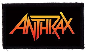 ANTHRAX: Logo (9,5 cm x 4,5 cm) (felvarró)
