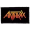 ANTHRAX: Logo (9,5 cm x 4,5 cm) (felvarró)