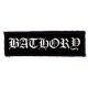 BATHORY: Logo (11 cm x 3 cm) (felvarró)