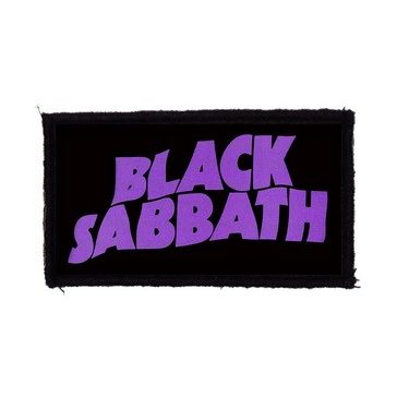 BLACK SABBATH: Logo (9,5 cm x 4,5 cm) (felvarró)