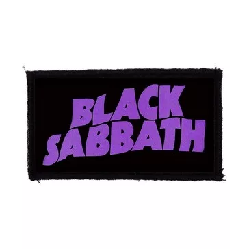 BLACK SABBATH: Logo (9,5 cm x 4,5 cm) (felvarró)