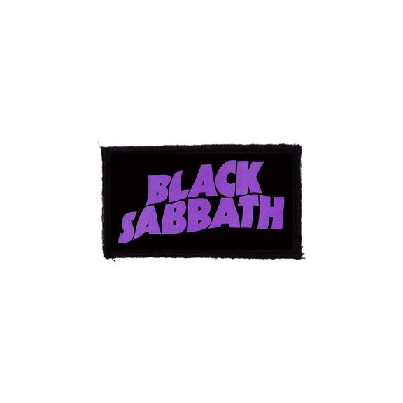 BLACK SABBATH: Logo (9,5 cm x 4,5 cm) (felvarró) BLACK SABBATH: Logo (9,5 cm x 4,5 cm) (felvarró)