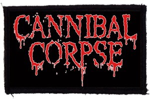 CANNIBAL CORPSE: Logo (9,5 cm x 6 cm) (felvarró)