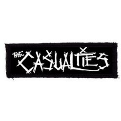 CASUALTIES: Logo (11 cm x 3,5 cm) (felvarró)