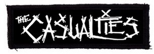 CASUALTIES: Logo (11 cm x 3,5 cm) (felvarró)