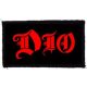 DIO: Logo (9,5 cm x 4,5 cm) (felvarró)