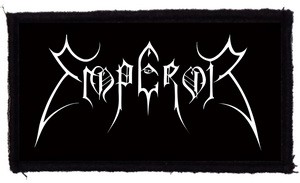 EMPEROR: Logo (9,5 cm x 4,5 cm) (felvarró)