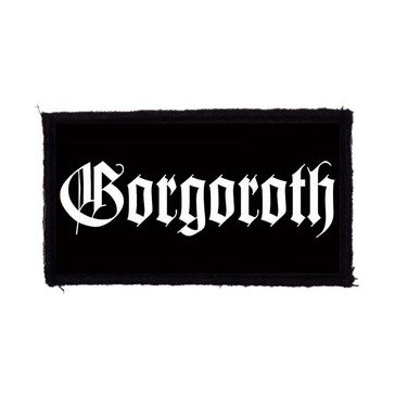 GORGOROTH: Logo (9,5 cm x 4,5 cm) (felvarró)