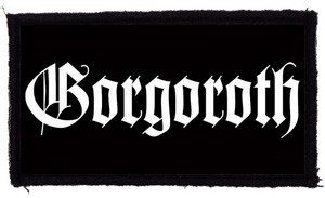 GORGOROTH: Logo (9,5 cm x 4,5 cm) (felvarró)