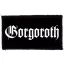 GORGOROTH: Logo (9,5 cm x 4,5 cm) (felvarró)