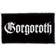 GORGOROTH: Logo (9,5 cm x 4,5 cm) (felvarró)