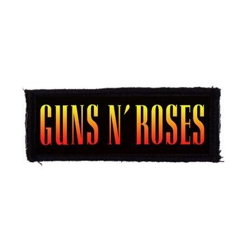 GUNS N' ROSES: Logo (9,5 cm x 3,5 cm) (felvarró)