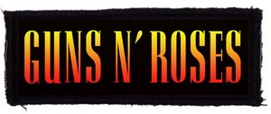 GUNS N' ROSES: Logo (9,5 cm x 3,5 cm) (felvarró)
