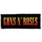GUNS N' ROSES: Logo (9,5 cm x 3,5 cm) (felvarró)