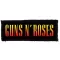 GUNS N' ROSES: Logo (9,5 cm x 3,5 cm) (felvarró)