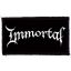 IMMORTAL: Logo (9,5 cm x 4,5 cm) (felvarró)
