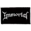 IMMORTAL: Logo (9,5 cm x 4,5 cm) (felvarró)