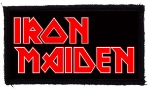 IRON MAIDEN: Logo (9,5 cm x 4,5 cm) (felvarró)