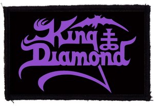 KING DIAMOND: Logo (9,5 cm x 6,5 cm) (felvarró)